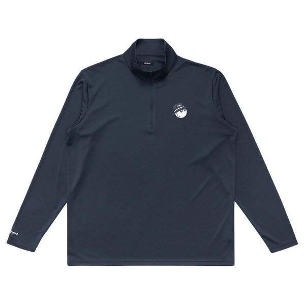Malbon Performance 1/4 Zip Golf Pullover Navy - FW23