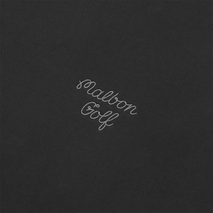 Malbon Script Crewneck Golf Sweater Black - 23 Men