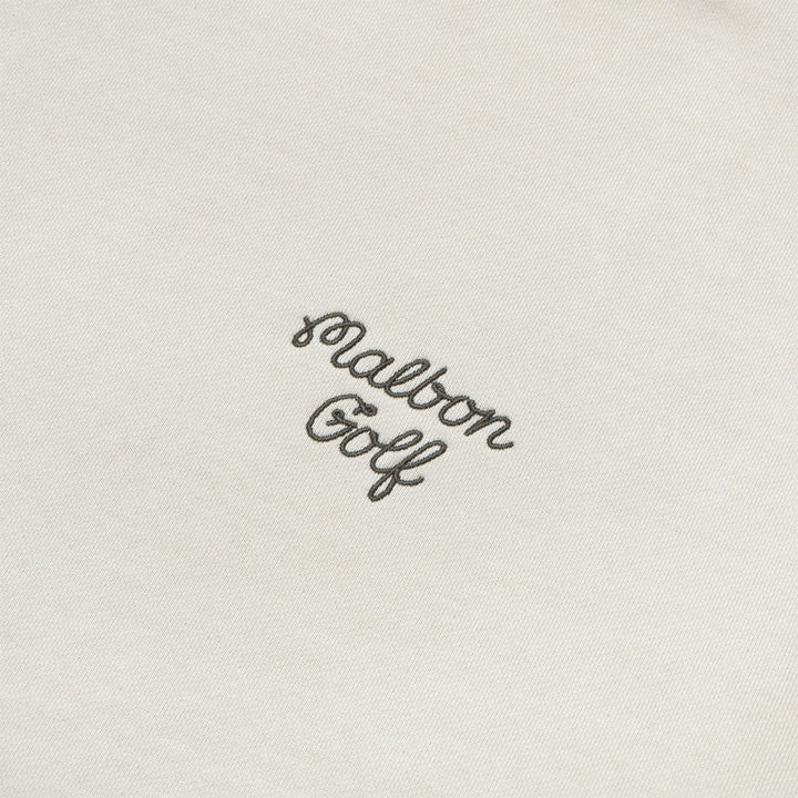 Malbon Script Crewneck Golf Sweater Natural - 23 Men
