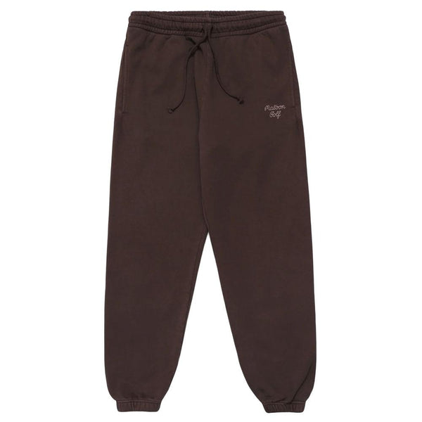 Malbon Script Golf Sweatpants Brown