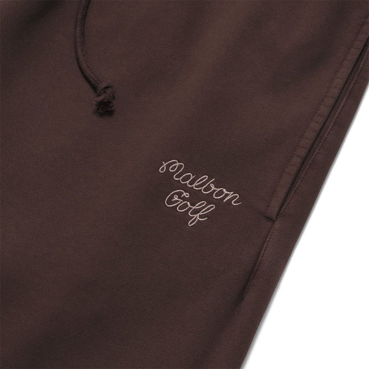 Malbon Script Golf Sweatpants Brown