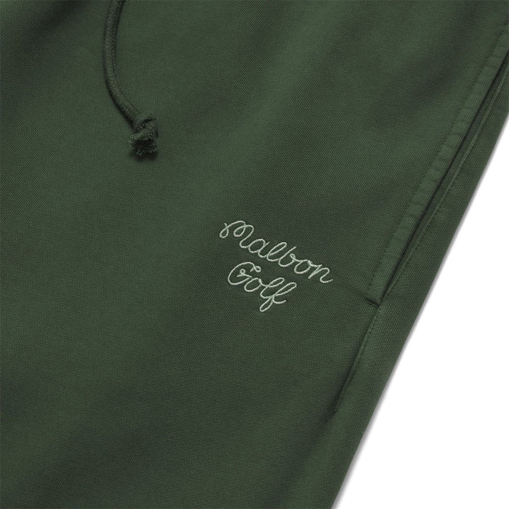Malbon Script Golf Sweatpants Hunter Green
