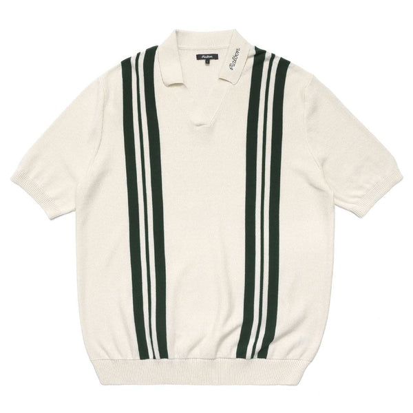 Malbon Everette Shortsleeve Knit Golf Polo Natural - 23 Men