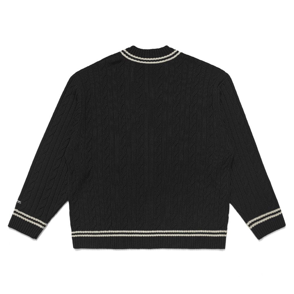 Malbon Ivy Cable Knit Golf Sweater 2023