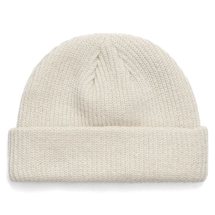 Malbon M Script Fisherman's Knit Golf Beanie Ecru - 23 Men