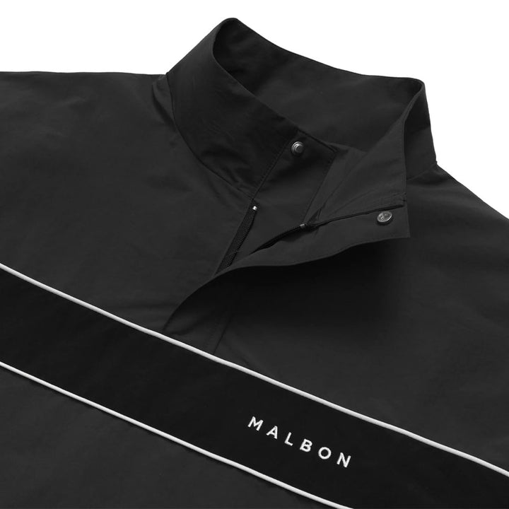 Malbon Bermuda Popover Golf Jacket Black - 23 Men