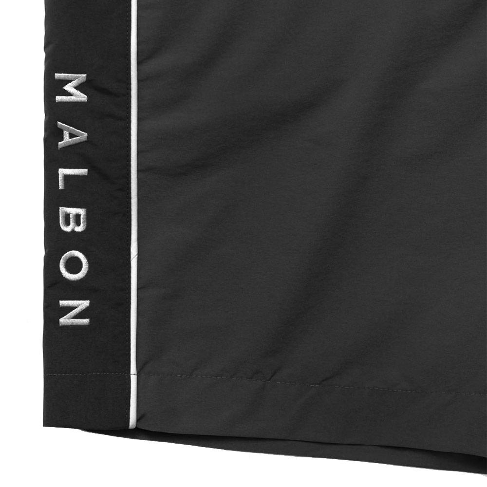 Malbon Island Strider Golf Shorts Obsidian