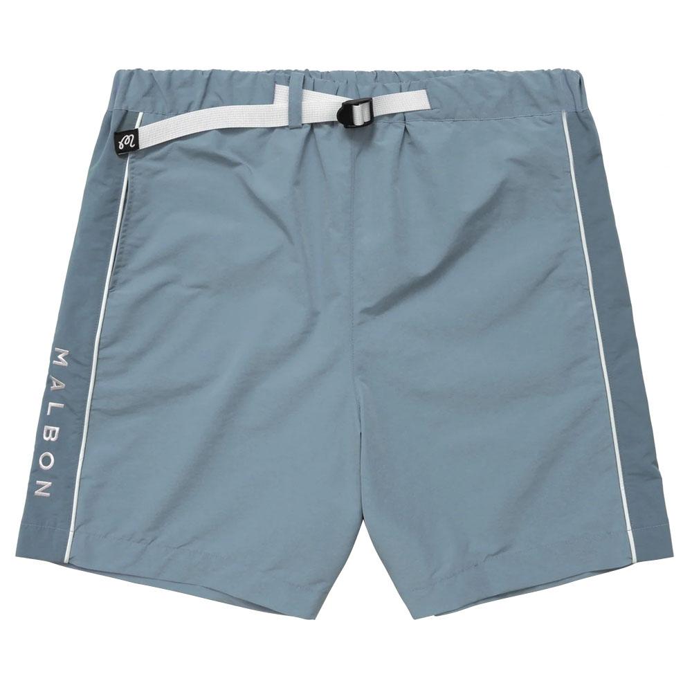 Malbon Island Strider Golf Shorts Slate Blue