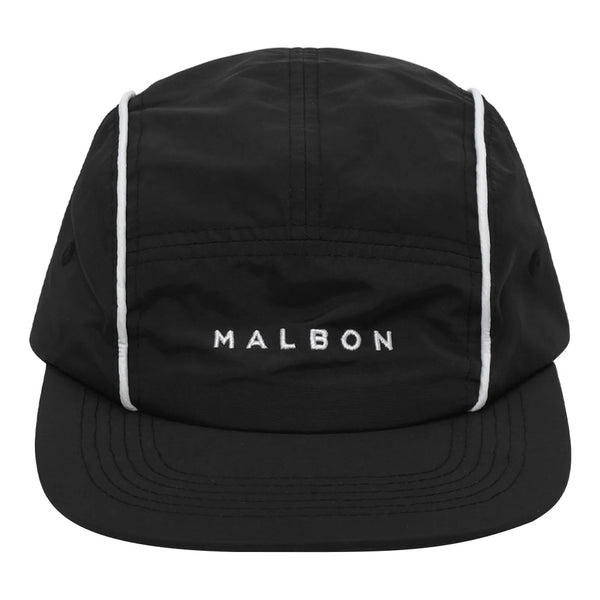 Malbon Bermuda 5 Panel Golf Cap Black - 23 Men