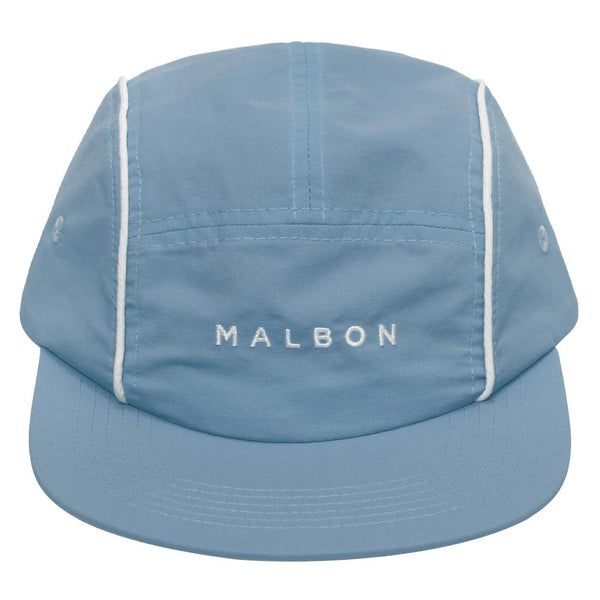 Malbon Bermuda 5 Panel Golf Cap Slate Blue - 23 Men