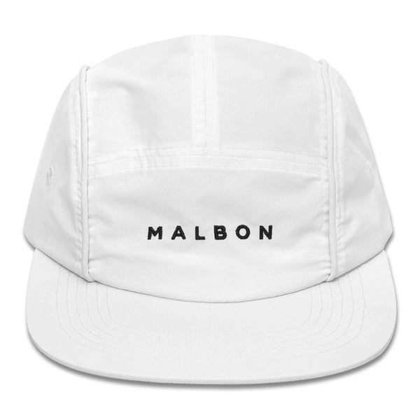 Malbon Bermuda 5 Panel Golf Cap White - 23 Men