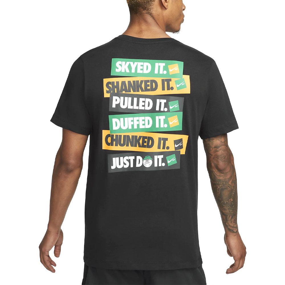 Nike Verbiage Tee Golf T-Shirt Black - SU23