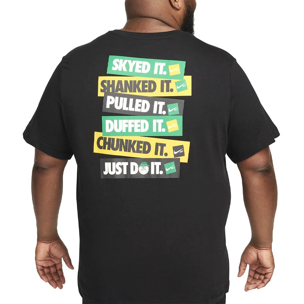 Nike Verbiage Tee Golf T-Shirt Black - SU23
