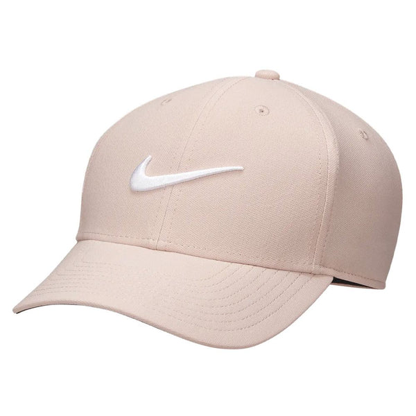 Nike Dri-FIT Club Structured Swoosh Golf Cap Pink Oxford/White - 23 Men