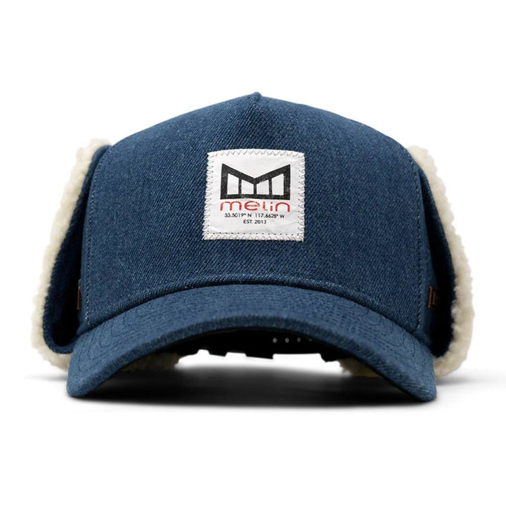 Melin Thermal Odyssey Stacked Lumberjack Golf Cap Med Blue Denim - FW23 Men