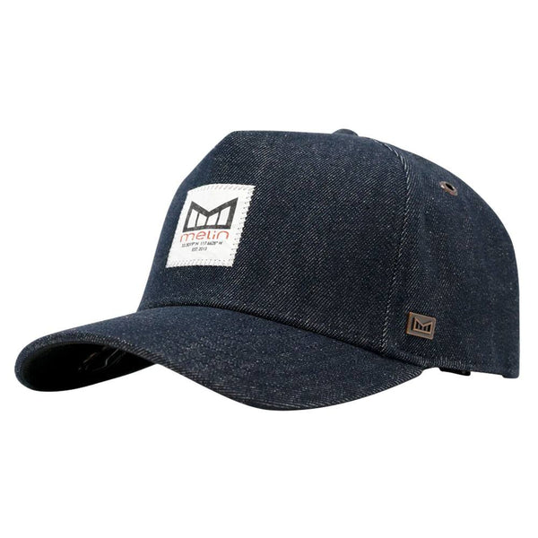 Melin Thermal Odyssey Stacked Golf Cap Dark Denim - 23 Men