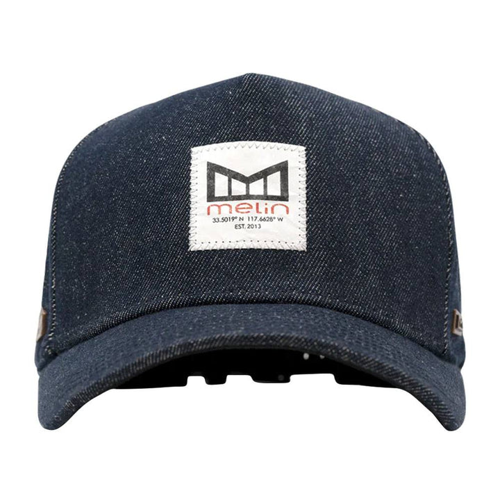 Melin Thermal Odyssey Stacked Golf Cap Dark Denim - 23 Men