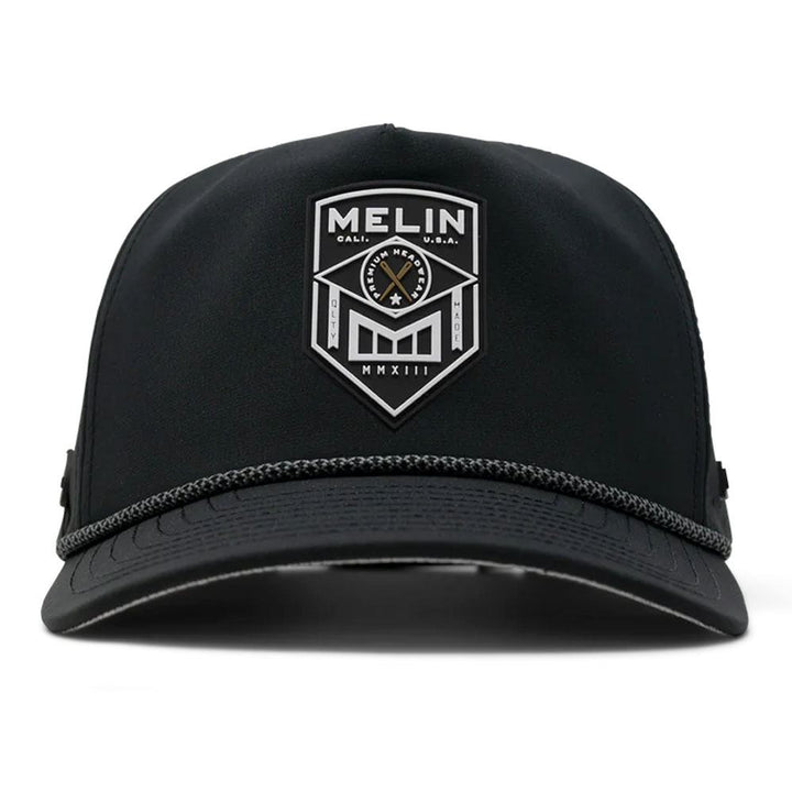 Melin Hydro Coronado Shield Golf Cap Black - FW23 Men