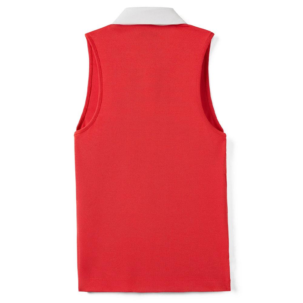 Malbon Claudia Sleeveless Golf Polo Red - SU23 Women – Golfio