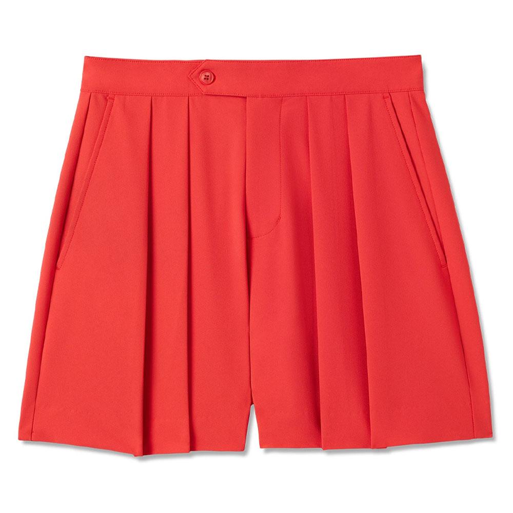 Malbon Marina Golf Shorts Red Women