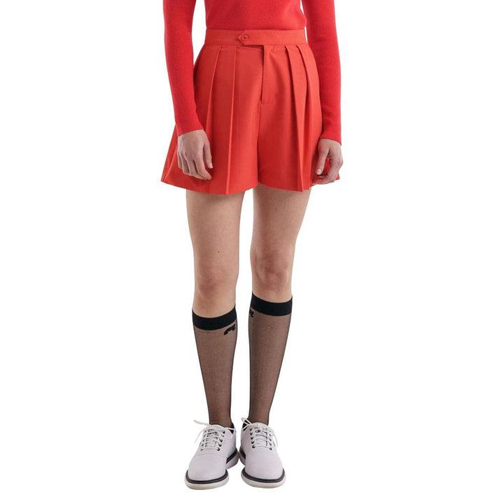 Malbon Marina Golf Shorts Red Women