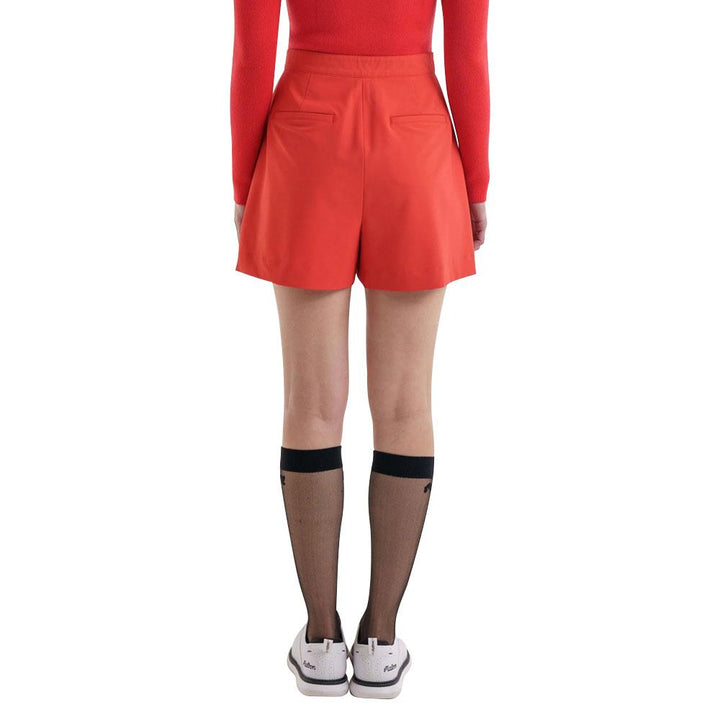 Malbon Marina Golf Shorts Red Women