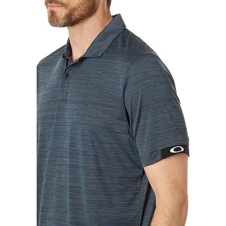 Oakley Gravity Pro Golf Polo Dark Slate Heather - SS23 Men