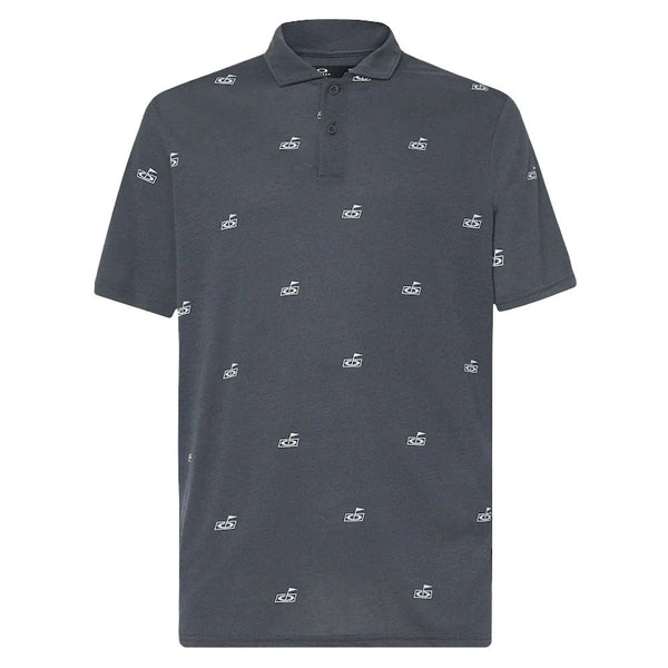 Oakley Flag Golf Polo Pattern Dark Slate - SS23 Men