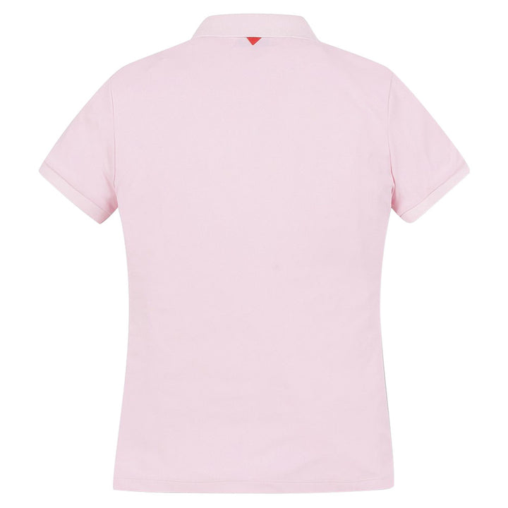 WAAC Essential Wappen Shortsleeve Golf Polo Pink - 23 Women