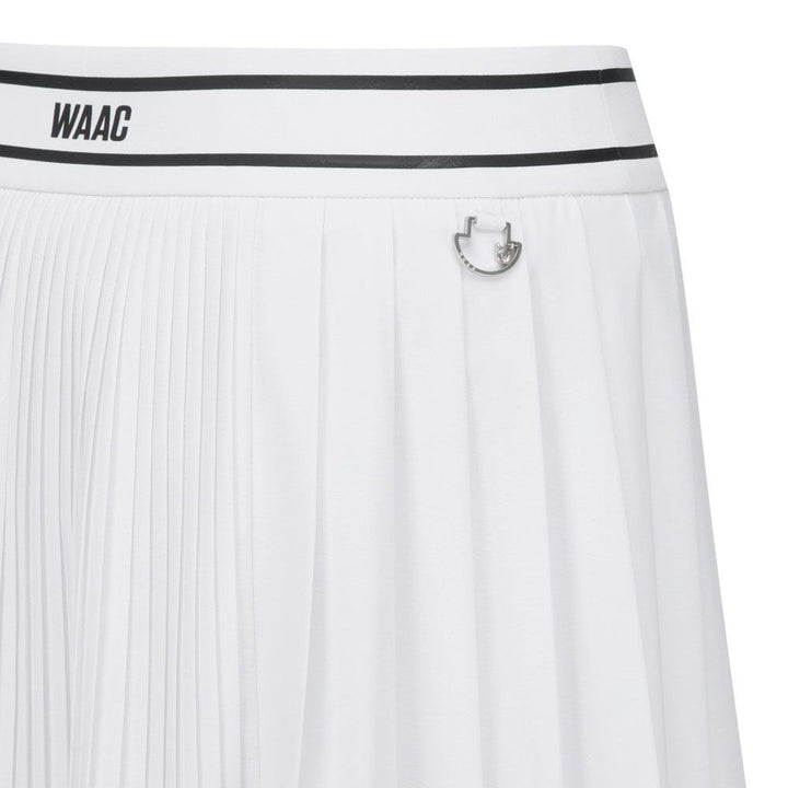 WAAC Accordion Pleated Golf Skort White - SS23 Women