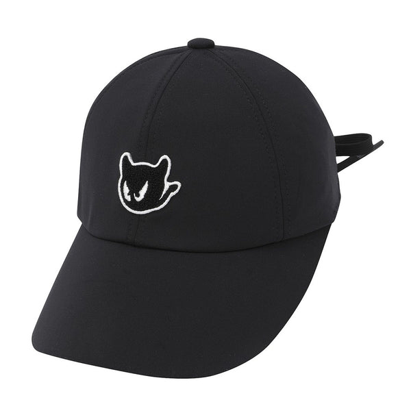 WAAC Waacky Jersey Ribbon Golf Cap Black - 23 Women