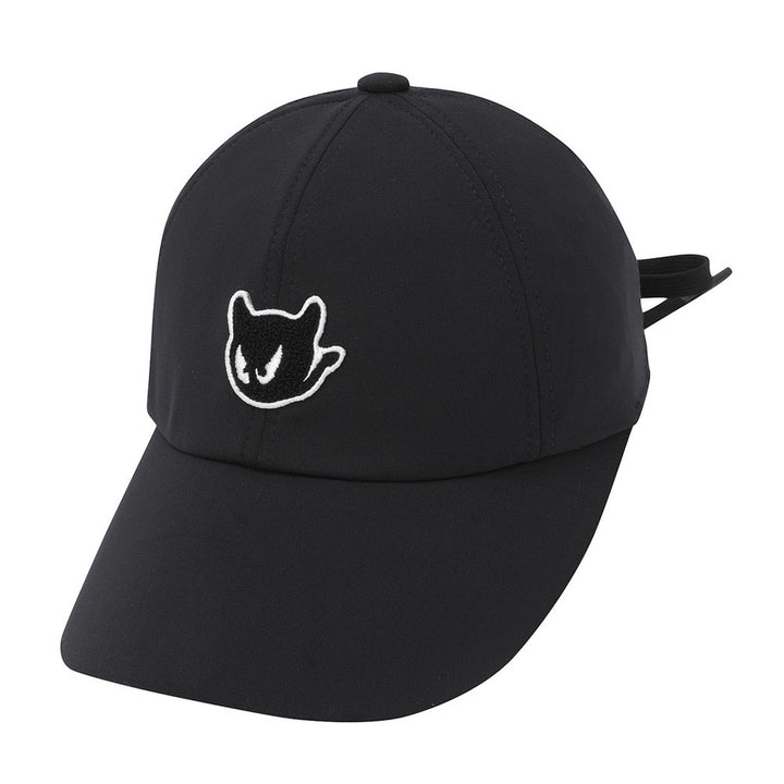 WAAC Waacky Jersey Ribbon Golf Cap Black - 23 Women