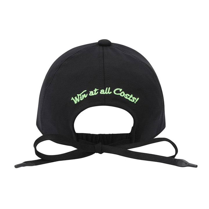 WAAC Waacky Jersey Ribbon Golf Cap Black - 23 Women