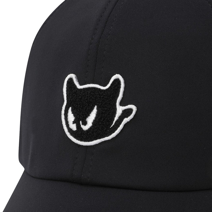 WAAC Waacky Jersey Ribbon Golf Cap Black - 23 Women