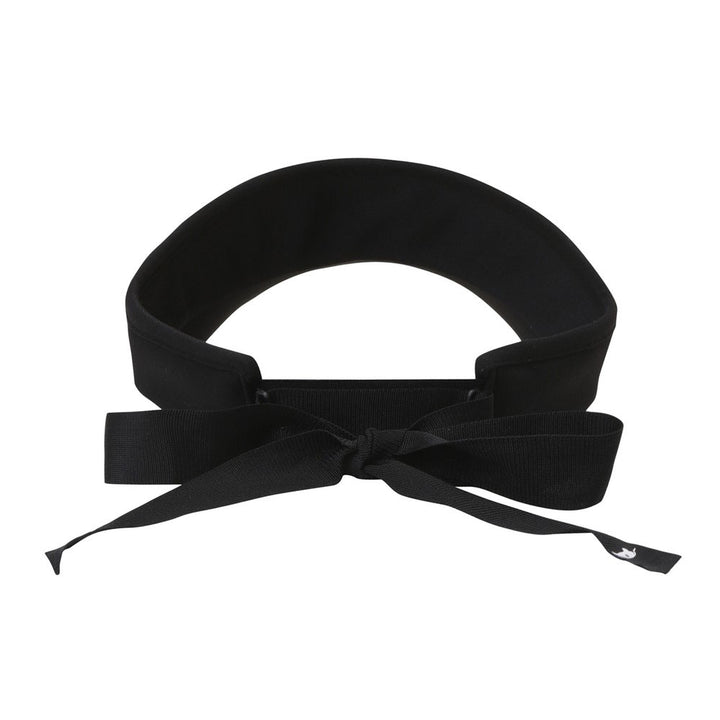 WAAC Heart Logo Sun Golf Visor Black - 23 Women