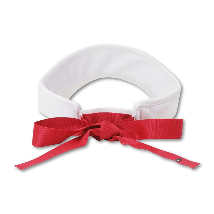WAAC Heart Logo Sun Golf Visor White - 23 Women