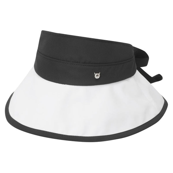 WAAC Top Opened Ribbon Golf Bucket Hat Black - 23 Women