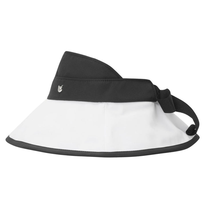 WAAC Top Opened Ribbon Golf Bucket Hat Black - 23 Women