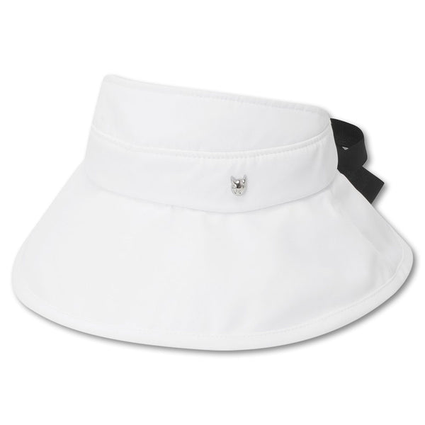 WAAC Top Opened Ribbon Golf Bucket Hat White - 23 Women