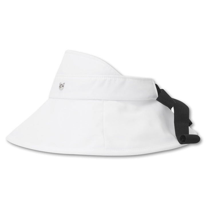 WAAC Top Opened Ribbon Golf Bucket Hat White - 23 Women
