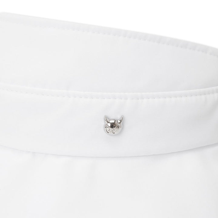 WAAC Top Opened Ribbon Golf Bucket Hat White - 23 Women
