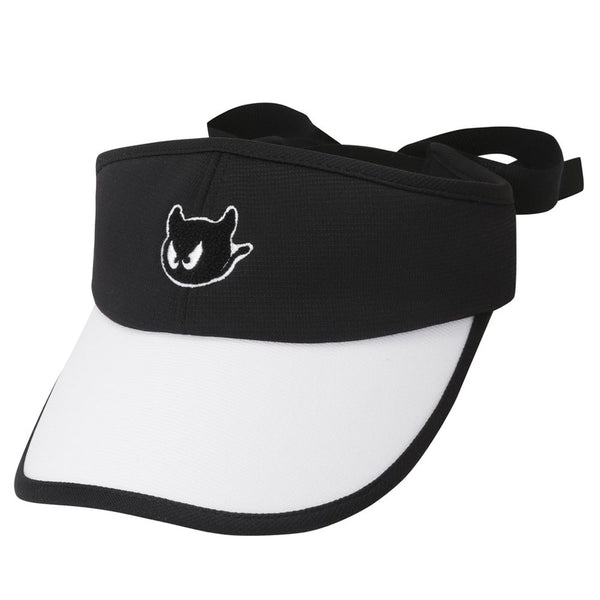 WAAC Waacky Ribbon Sun Golf Visor Black - 23 Women