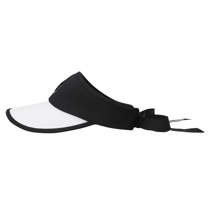 WAAC Waacky Ribbon Sun Golf Visor Black - 23 Women