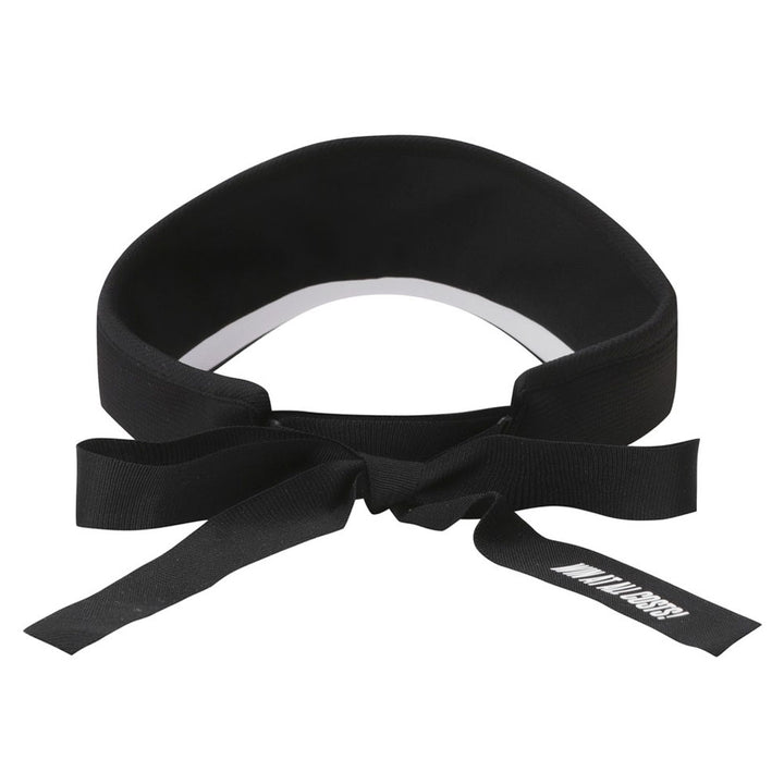 WAAC Waacky Ribbon Sun Golf Visor Black - 23 Women