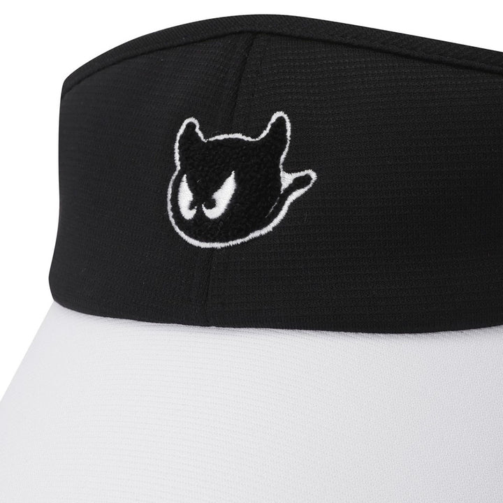 WAAC Waacky Ribbon Sun Golf Visor Black - 23 Women