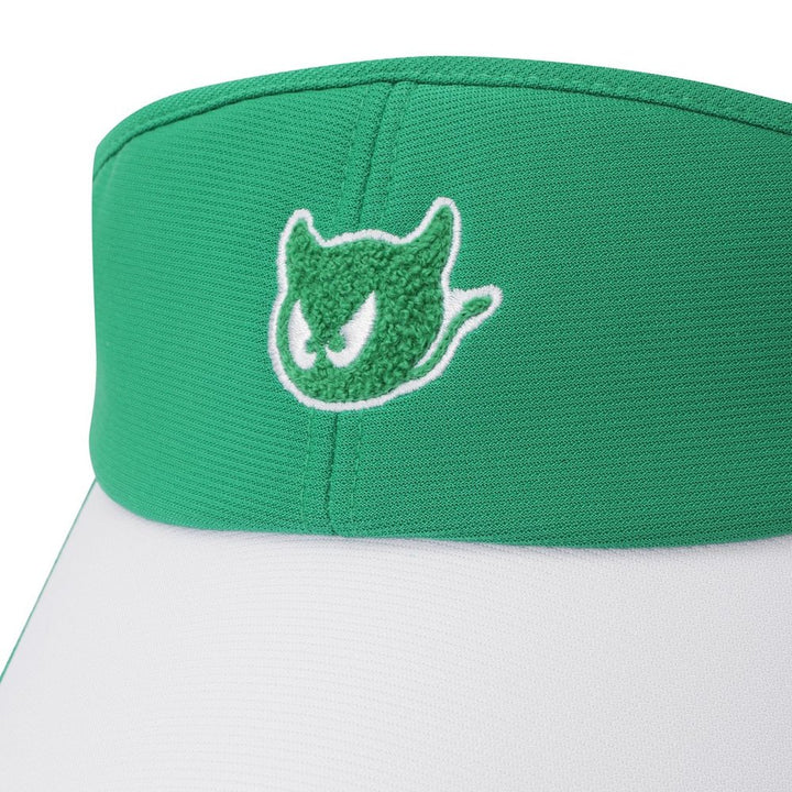 WAAC Waacky Ribbon Sun Golf Visor Green - 23 Women
