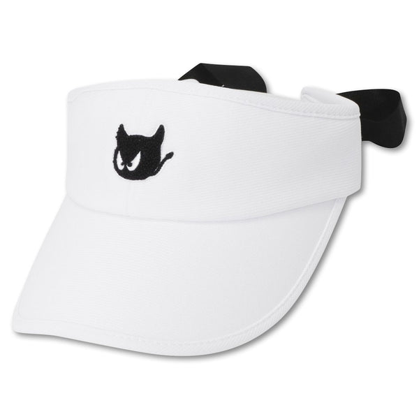 WAAC Waacky Ribbon Sun Golf Visor White - 23 Women