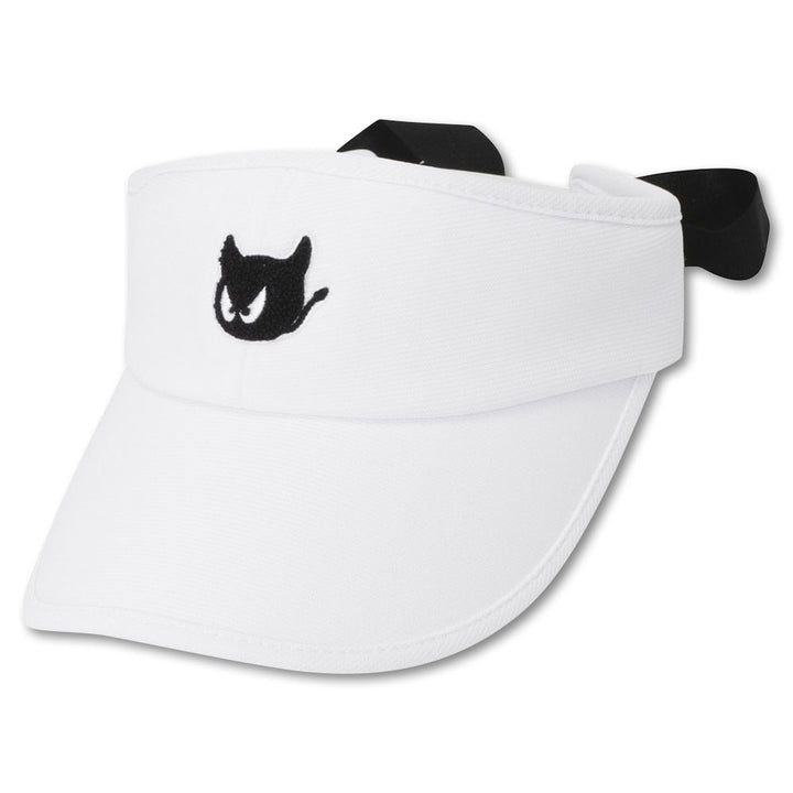 WAAC Waacky Ribbon Sun Golf Visor White - 23 Women