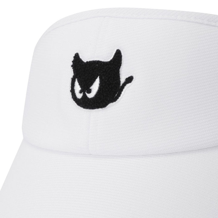 WAAC Waacky Ribbon Sun Golf Visor White - 23 Women