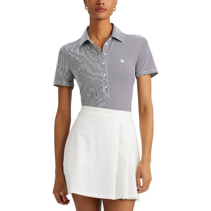 Gfore Mixed Feeder Stripe Tech Jersey Golf Polo 2023 Women
